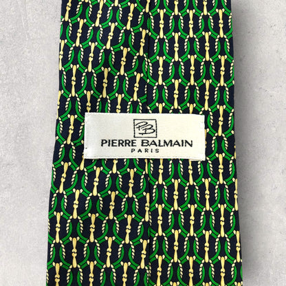 [5416] Beautiful item! PIERRE BALMAIN necktie in green 