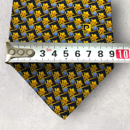 [5512] Good quality! Pierre Cardin tie, navy 
