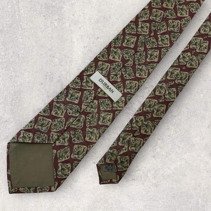 [4622] Beautiful item! DURBAN necktie in red 