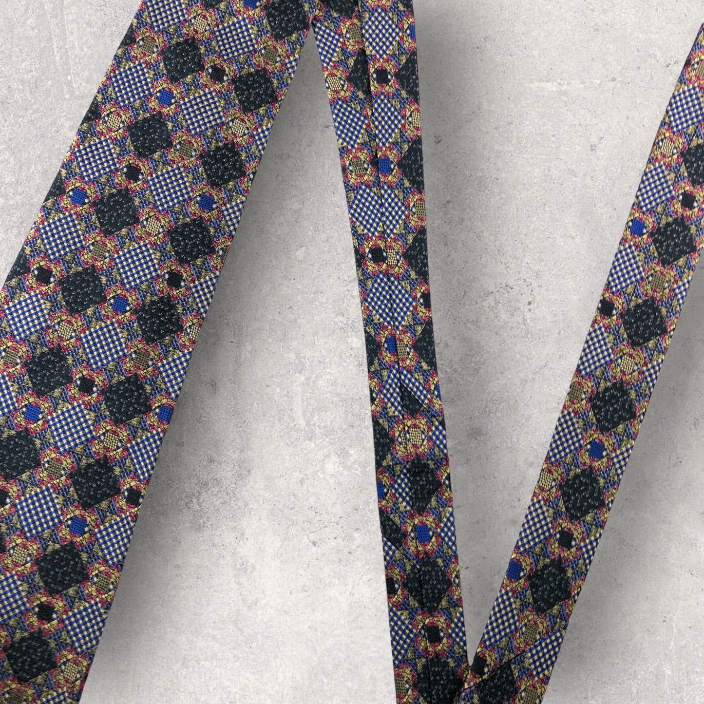 [5482] Beautiful item! Missoni tie, blue 