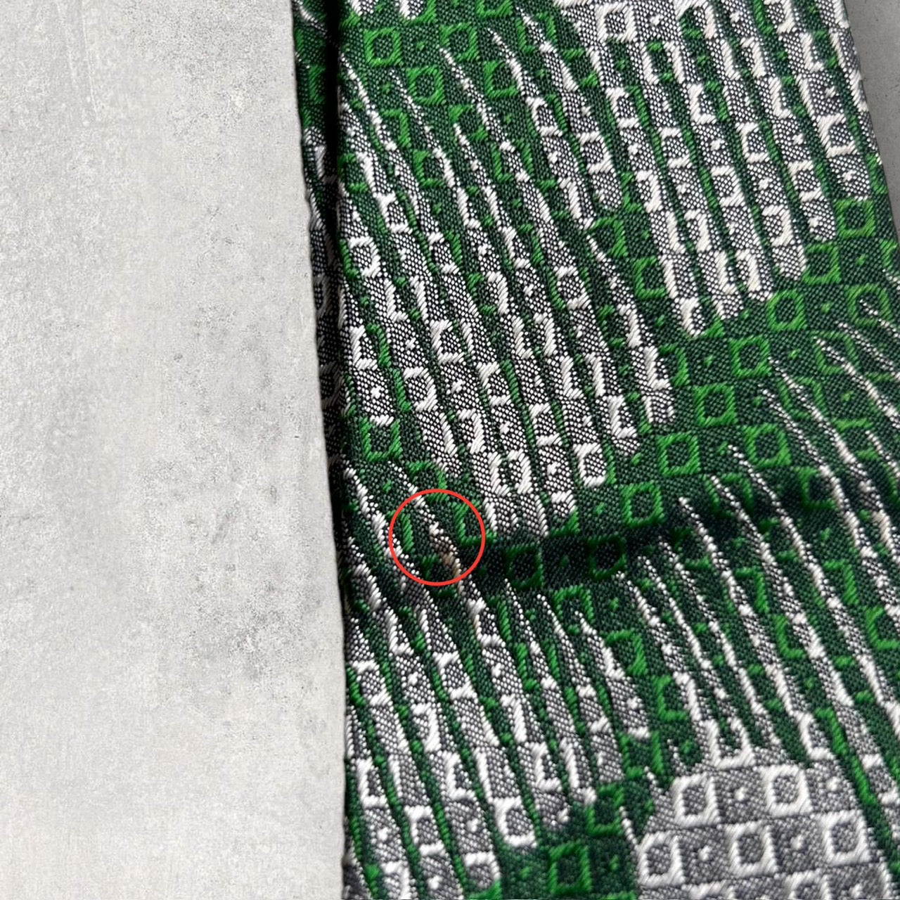 [5315] Good quality! Gianni Versace necktie in green 